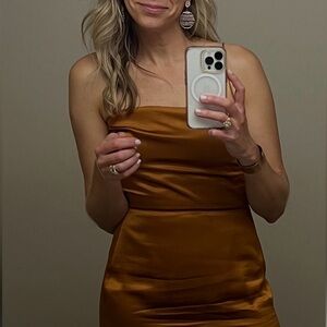 Reformation Copper Frankie Dress